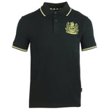 Aquascutum Aldis Yellow Crest Black Polo Shirt - Nova Clothing