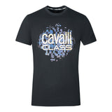 Cavalli Class Mens Qxt61X Jd060 05051 T Shirt Black