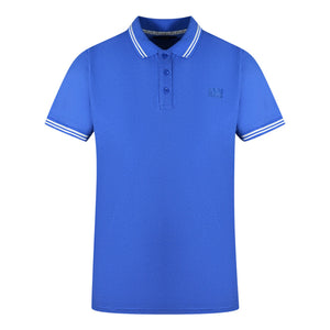 Cavalli Class Mens Polo Shirt Qxt64S Kb002 03030 Blue - Style Centre Wholesale