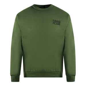 Roberto Cavalli Mens QXT66A CF062 Sweater Olive