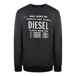 Diesel Mens S Gir B5 900 Sweater Black