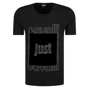 Just Cavalli Mens T-Shirt S01GC0513 900 Black