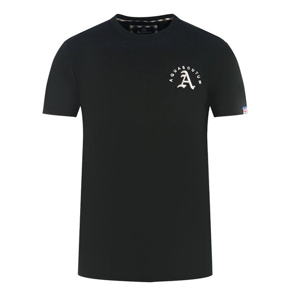 Aquascutum Mens T00823 99 T Shirt Black