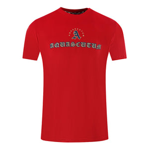 Aquascutum Mens T00923 52 T Shirt Red