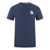 Aquascutum Mens T01223 85 T-Shirt Navy Blue