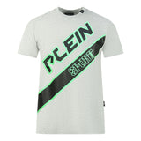 Plein Sport Mens Tips111Tn 94 T Shirt Grey